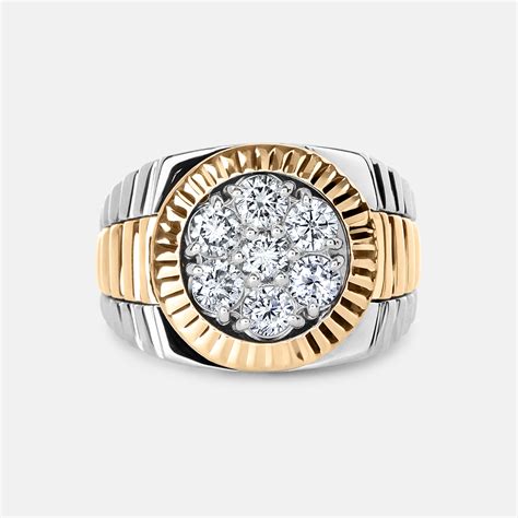 rolex style band ring
